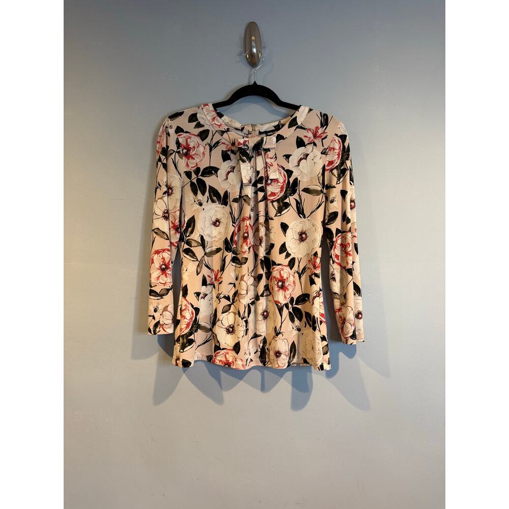 Karl Lagerfeld Paris Floral Long Sleeve Top